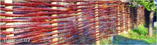 toter Weidenzaun - Beispiel 02